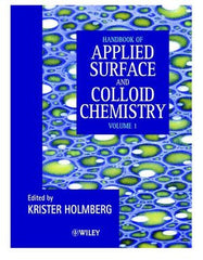 Handbook of Applied Surface and Colloid Chemistry, 2 volume set Krister Holmberg