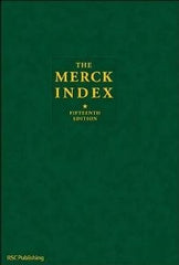The Merck Index 15  th Edition  Chemistry’s Constant Companion  Editor Maryadele J. O’Nei